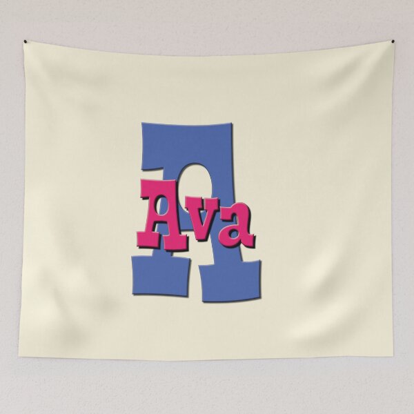 Item preview, A is for Ava, Girl's/Woman's Name and Initial  designed and sold by CharlottePlaceArt.