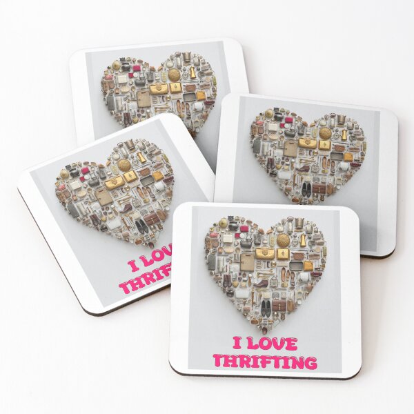 Item preview, I Love Thrifting – Vintage Market Heart Design for Resellers & Treasure Hunters designed and sold by Ignorant-Artist.