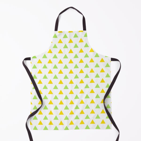Item preview, Golden yellow, inchworm & white triangles designed and sold by Mint + Midnight.