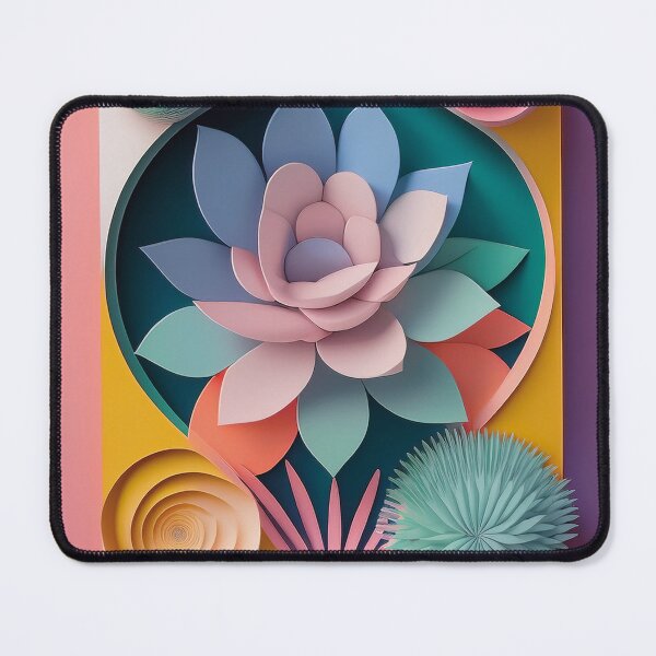 Item preview, Papercut Flower Board designed and sold by Becky-Poppins.