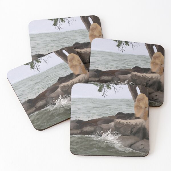 Item preview, Seated on the Shore of Galilee designed and sold by gigiallenart.