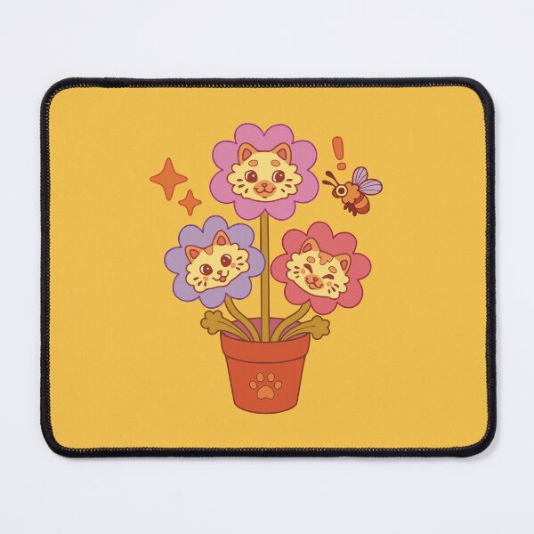 Item preview, Cat flower designed and sold by Erika Vaigel Creations.