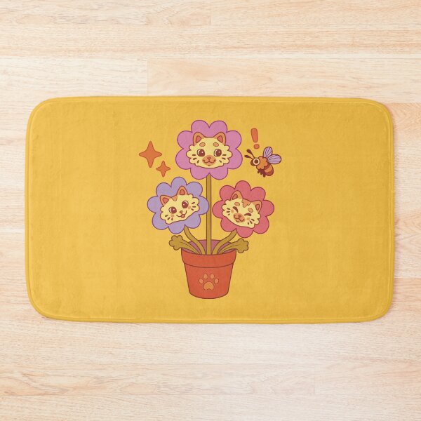 Item preview, Cat flower designed and sold by Erika Vaigel Creations.
