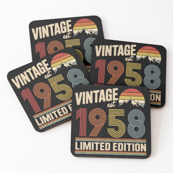 Item preview, Vintage 1958 Birthday : 68th Birthday Retro Gift, Sixty eight Gift Idea, 68th Birthday Gift, Vintage 1958 Birthday designed and sold by Merchall  store.