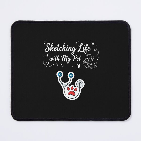Item preview, Sketching Life with My Pet Vet Tech Graphic Tee designed and sold by artlife4.