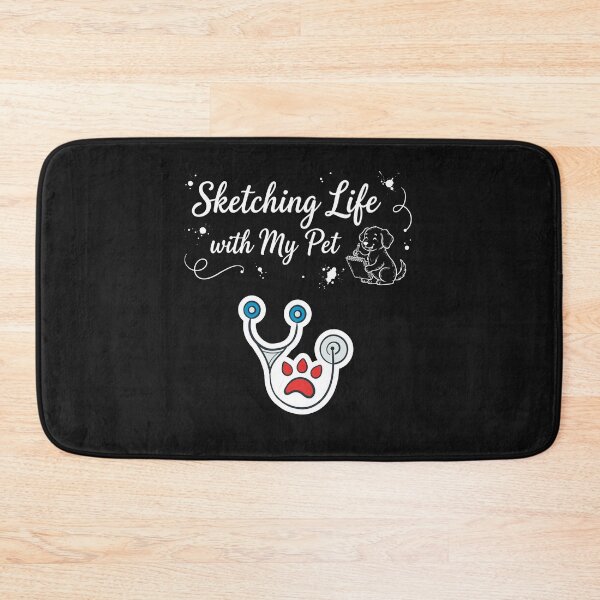 Item preview, Sketching Life with My Pet Vet Tech Graphic Tee designed and sold by artlife4.