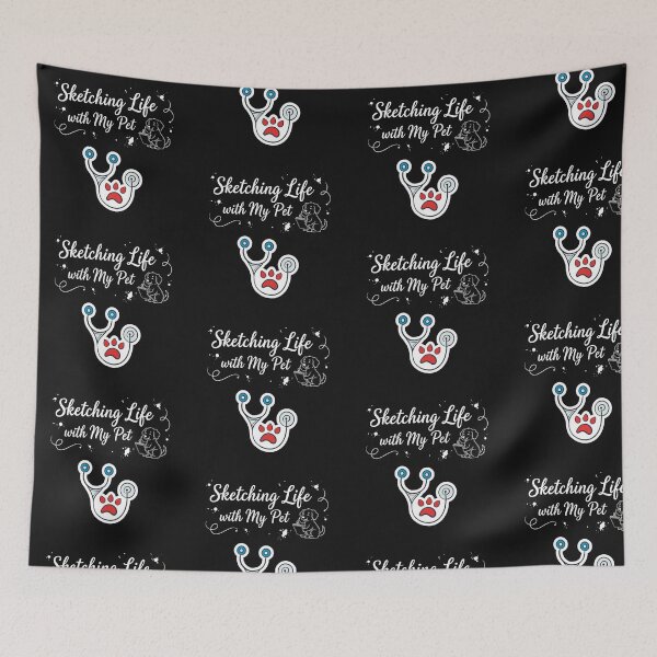 Item preview, Sketching Life with My Pet Vet Tech Graphic Tee designed and sold by artlife4.