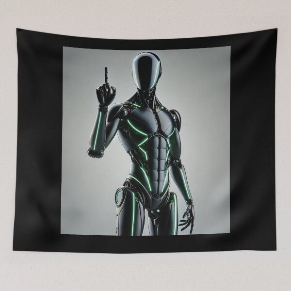 Item preview, Humanoid robot AI Robots Future Tech Design | The Bots Are Coming Futuristic Android Art designed and sold by TEEJAMBOREE.