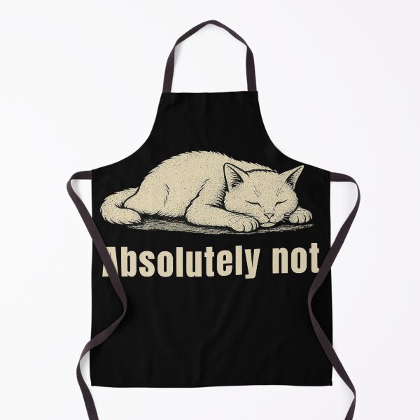 Item preview, Absolutely Not Lazy Cat Funny Sarcastic T-Shirt designed and sold by Negisandeep studio.
