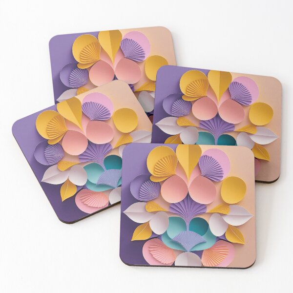 Item preview, Papercut Abstract Flowers  designed and sold by Becky-Poppins.