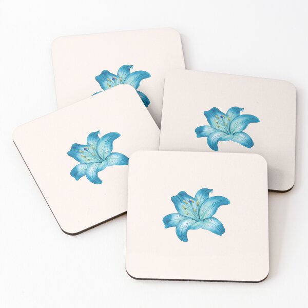 Item preview, Blue Lily Botanical Minimal Design designed and sold by Islabonita..