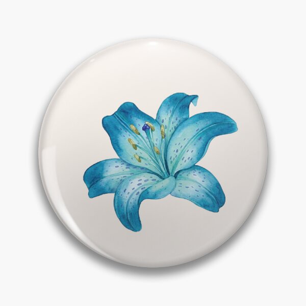 Item preview, Blue Lily Botanical Minimal Design designed and sold by Islabonita..