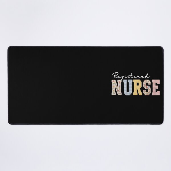 Item preview,  Faux patchwork Vintage Registered Nurse, RN Registered Nurse Vintage style. designed and sold by Lam Assia.