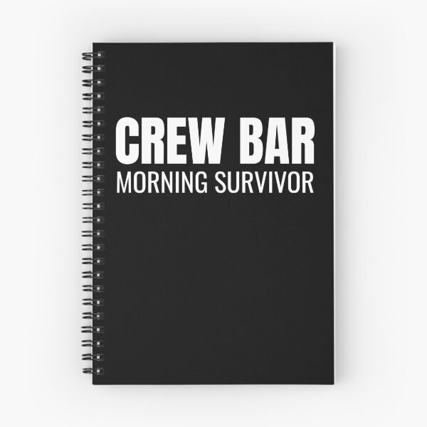 Item preview, Crew Bar Morning Survivor (White) designed and sold by ShipCrewNation.