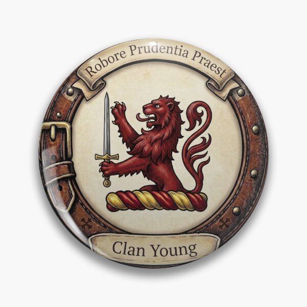 Item preview, Clan Young Crest designed and sold by BagTown Clans.