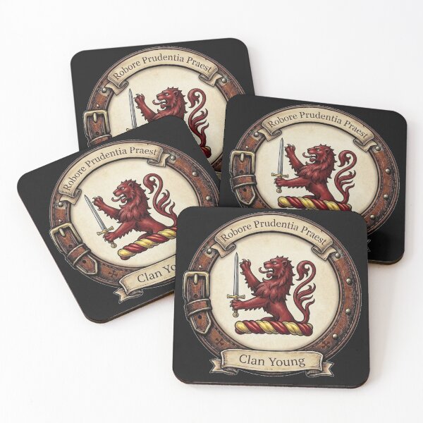 Item preview, Clan Young Crest designed and sold by BagTown Clans.