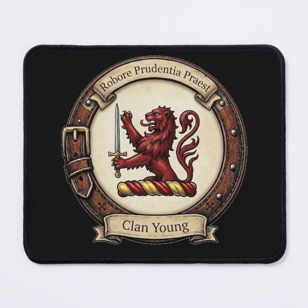 Item preview, Clan Young Crest designed and sold by BagTown Clans.
