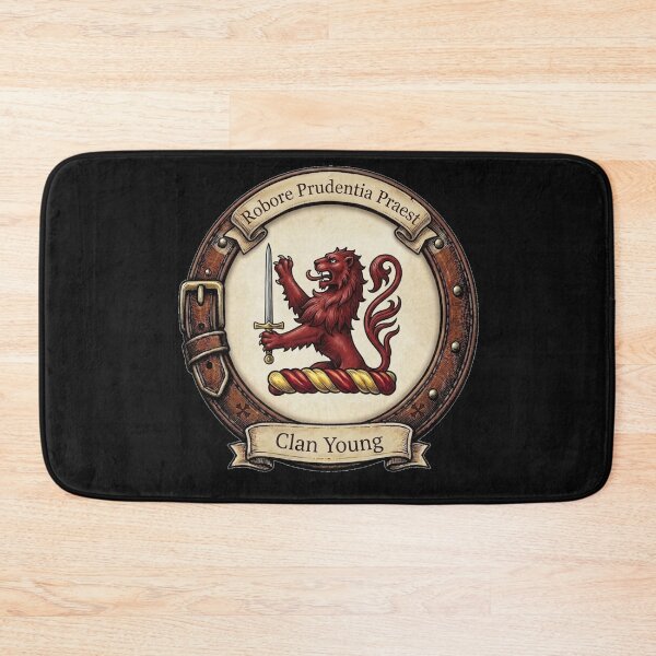 Item preview, Clan Young Crest designed and sold by BagTown Clans.