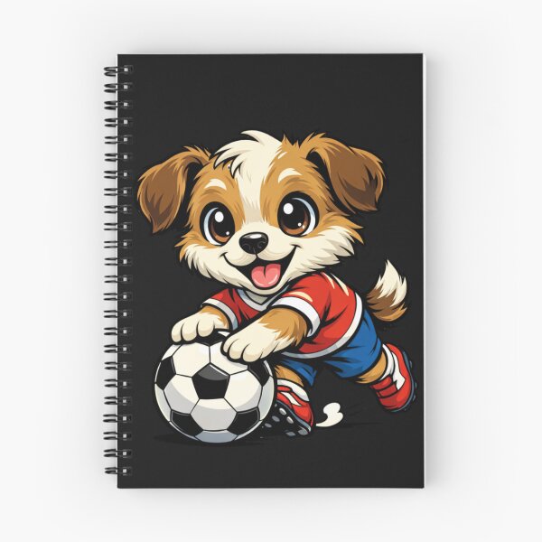 Item preview, Cute Puppy Soccer Player Cartoon Dog designed and sold by Tsugraf Designs.