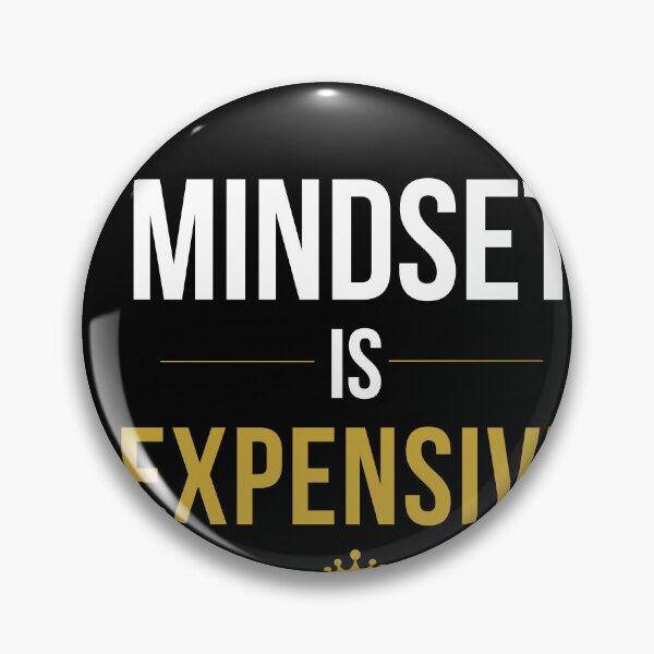 Item preview, Mindset Is Expensive Luxury Quote Minimal Gold Typography Streetwear Design designed and sold by Uvclick.