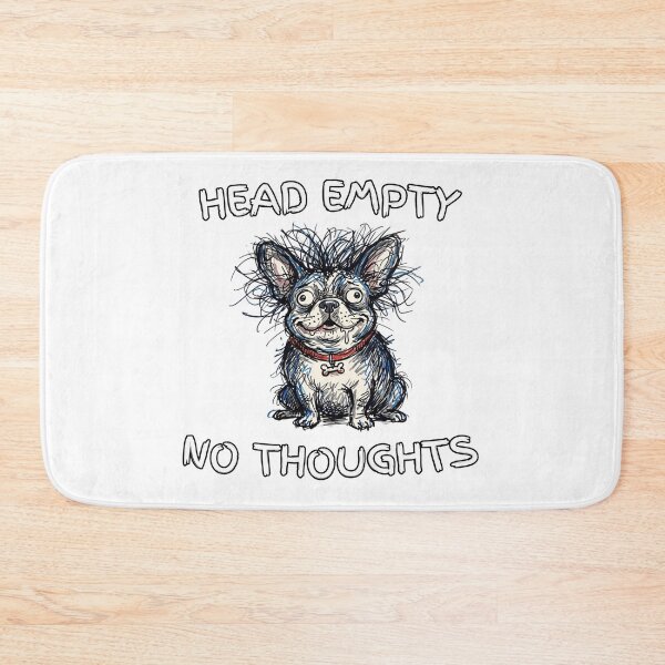 Item preview, Head Empty No Thoughts Funny Dog Meme designed and sold by Joruproyect.