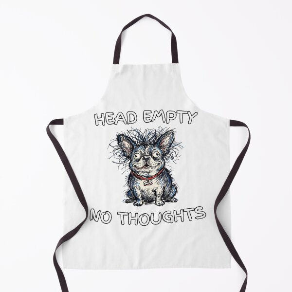 Item preview, Head Empty No Thoughts Funny Dog Meme designed and sold by Joruproyect.