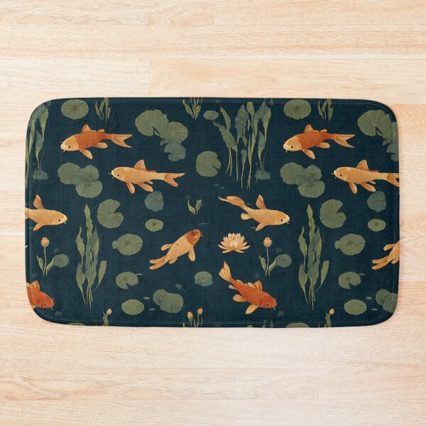 Item preview, Koi Fish and Lily Pond Pattern designed and sold by MeanPanduh.