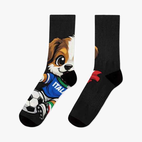 Item preview, Cute Dog Italia Soccer Fan Puppy Football designed and sold by Tsugraf Designs.