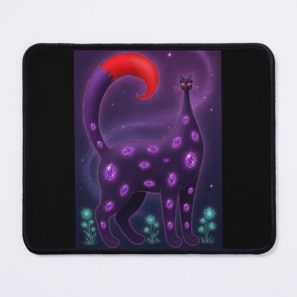 Item preview, Mystical Jeweled Cosmic Cat designed and sold by ZunZunArt.