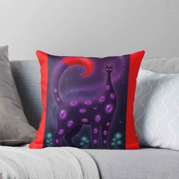 Item preview, Mystical Jeweled Cosmic Cat designed and sold by ZunZunArt.