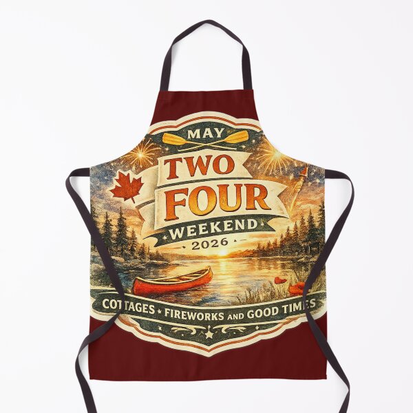 Item preview, May Two Four Weekend 2026 Cottages Fireworks Good Times – Retro Canadian Summer Art | Victoria Day Gift designed and sold by irfanshikh.