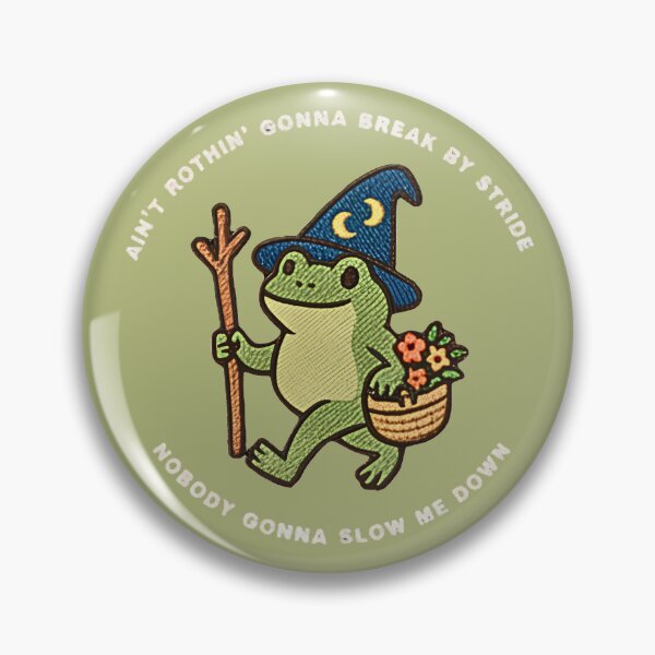 Item preview, Striding Wizard Frog designed and sold by rossgrahamwood.