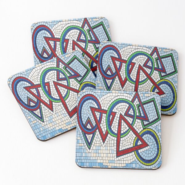 Item preview, Disorder By Design Mosaic colorful geometric abstract design designed and sold by SmashingDeals.