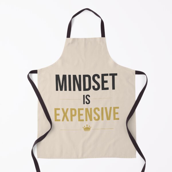 Item preview, Mindset Is Expensive Aesthetic Beige Luxury Quote Minimal Soft Gold Design designed and sold by Uvclick.