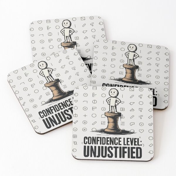 Item preview, Confidence Level Unjustified Shirt – Funny Bold Humor Tee designed and sold by DigoCostaK7css.