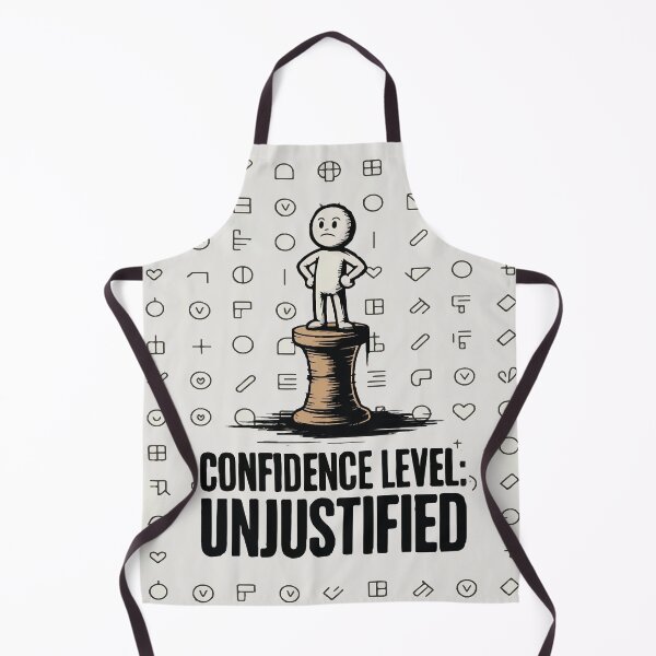 Item preview, Confidence Level Unjustified Shirt – Funny Bold Humor Tee designed and sold by DigoCostaK7css.