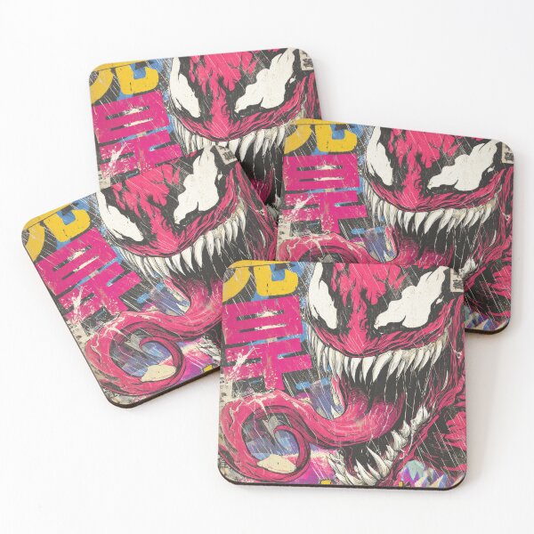 Item preview, Red Alien Psycho Monster Magazine Sumi-e  designed and sold by AnimeArsenalPrints.