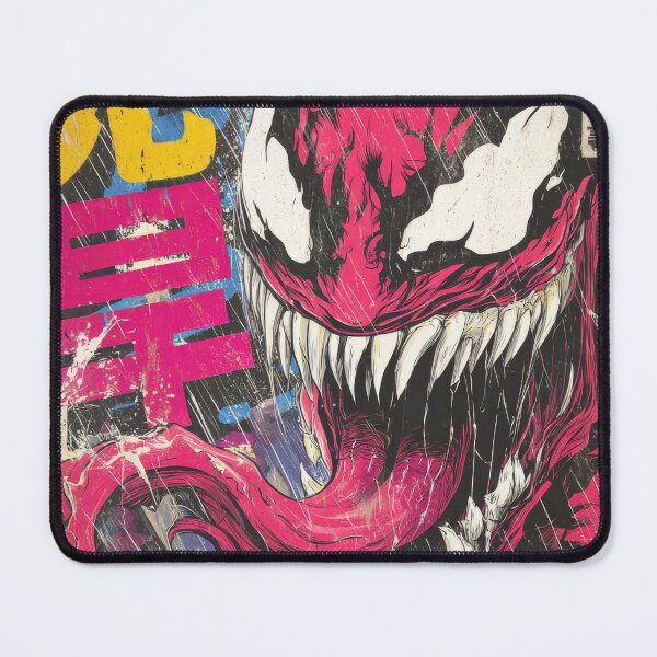 Item preview, Red Alien Psycho Monster Magazine Sumi-e  designed and sold by AnimeArsenalPrints.
