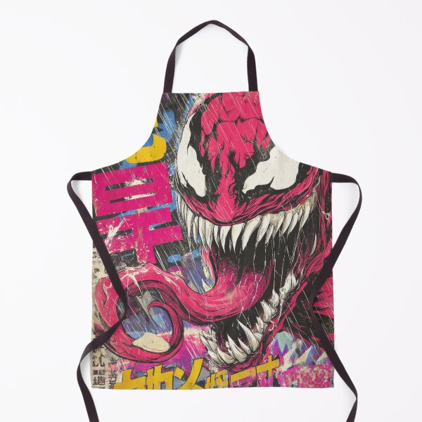 Item preview, Red Alien Psycho Monster Magazine Sumi-e  designed and sold by AnimeArsenalPrints.