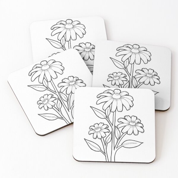 Item preview, Hand Drawn Black Eyed Susan Line Art | Botanical Wildflower Illustration | Minimalist Floral Drawing designed and sold by Kmhbelieve620.