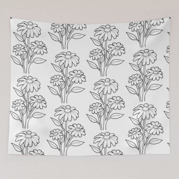 Item preview, Hand Drawn Black Eyed Susan Line Art | Botanical Wildflower Illustration | Minimalist Floral Drawing designed and sold by Kmhbelieve620.
