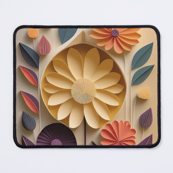 Item preview, Papercut Garden Pastel Colors designed and sold by Becky-Poppins.