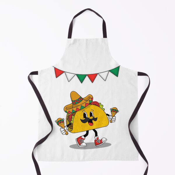Item preview, Cinco de Mayo Taco Mascot – Retro Fiesta Graphic designed and sold by carolineduvivier.