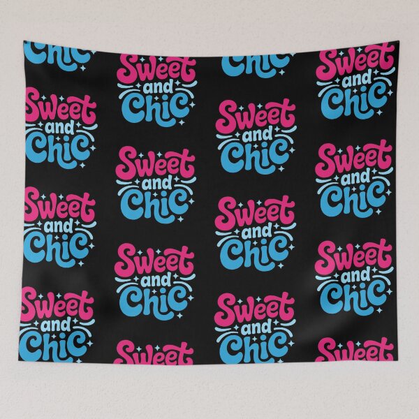 Item preview, Sweet and Chic – Cute Retro Typography Aesthetic Design designed and sold by TipTop GFX.