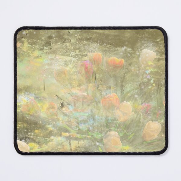 Item preview, Iridescent Tulips Flower Artwork, Mystical Plant Art Print designed and sold by susan-meredith.