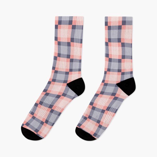 Item preview, Lavender gray & misty rose plaid pattern designed and sold by Mint + Midnight.