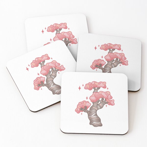 Item preview, Pink bonsei mushroom design designed and sold by dewidenice.