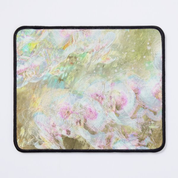 Item preview, Iridescent Pink Orchid Flower Artwork, Mystical Plant Art Print designed and sold by susan-meredith.