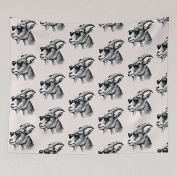 Item preview, Goat  with Sunglasses  gifts designed and sold by erozzz.