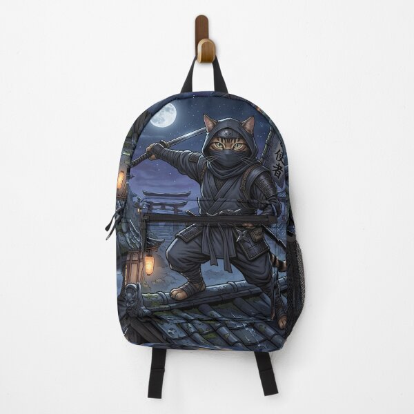 Item preview, Emissary of Shadows: Cat Shinobi on the Rooftop designed and sold by VibranPalette.